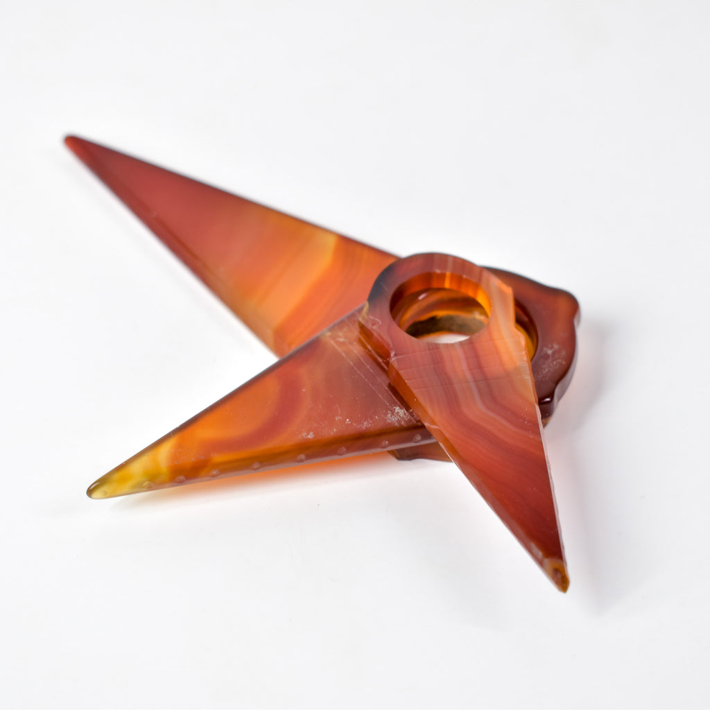 3 Carnelian Talhakimt Pendants