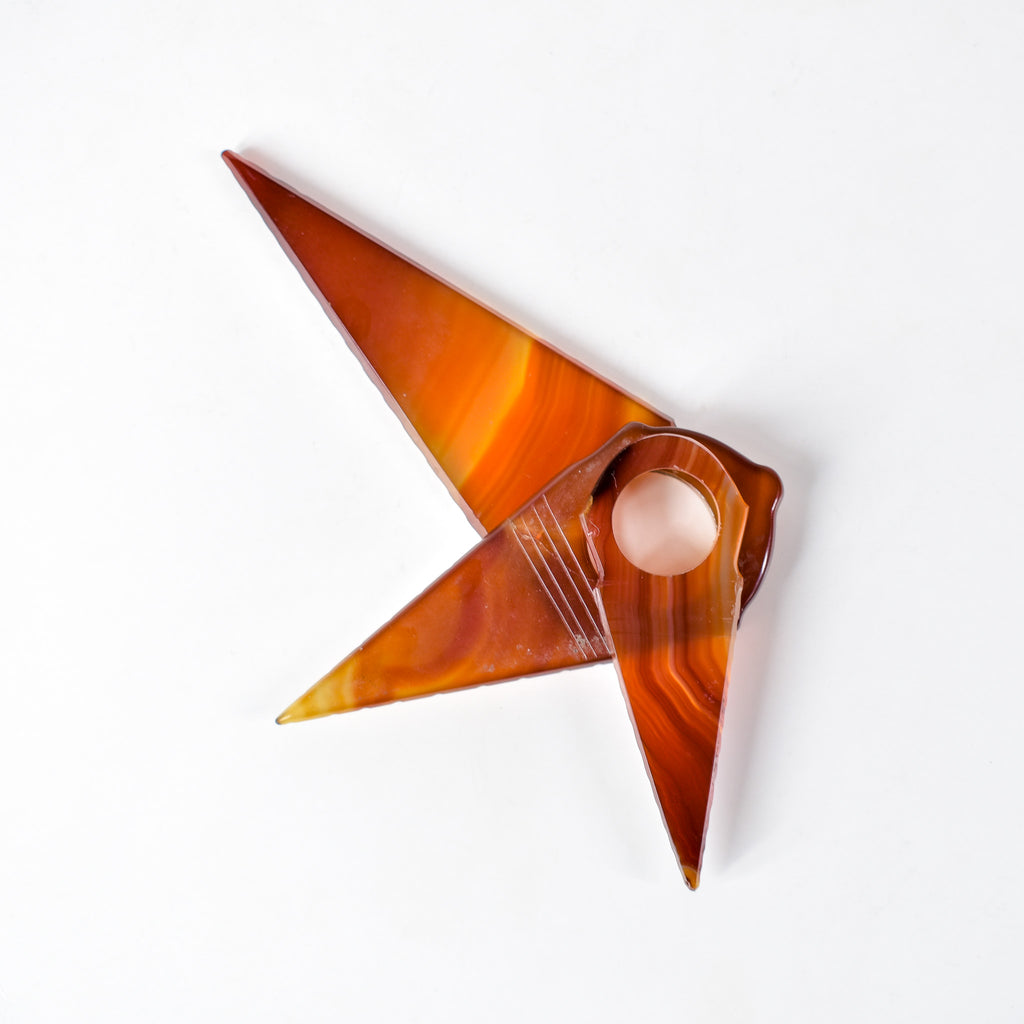 3 Carnelian Talhakimt Pendants