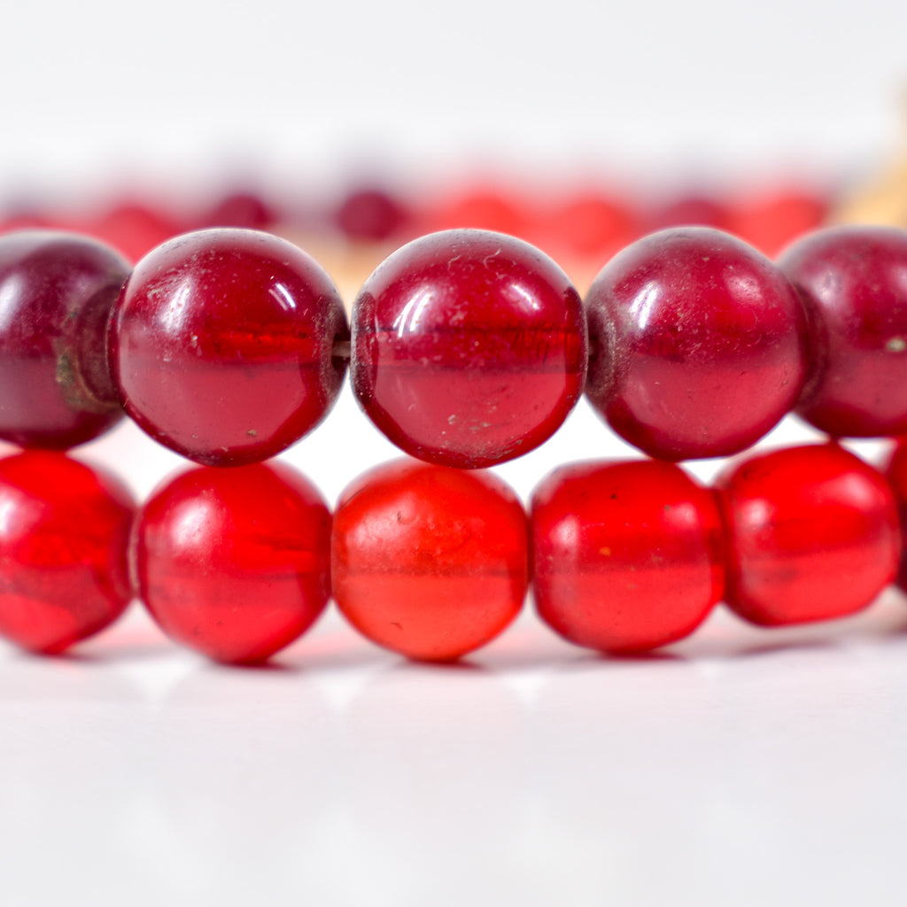Cranberry Translucent Red Trade Beads