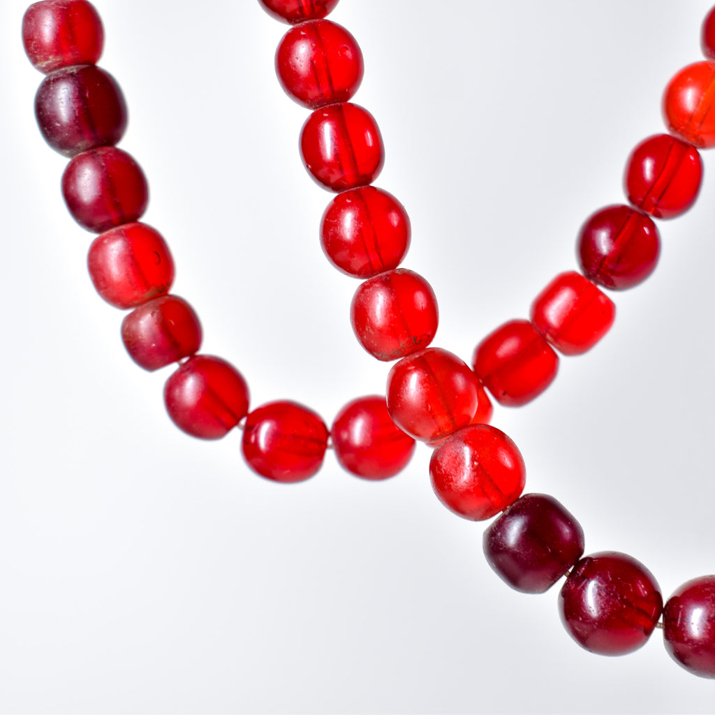 Cranberry Translucent Red Trade Beads