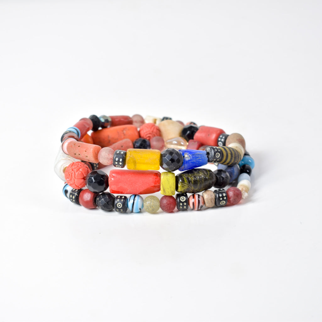 Treasure Bead Necklace NIgeria 35 Inch