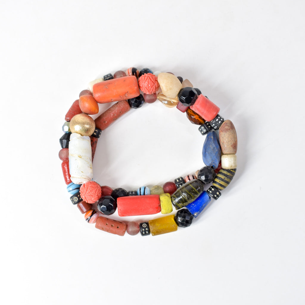 Treasure Bead Necklace NIgeria 35 Inch