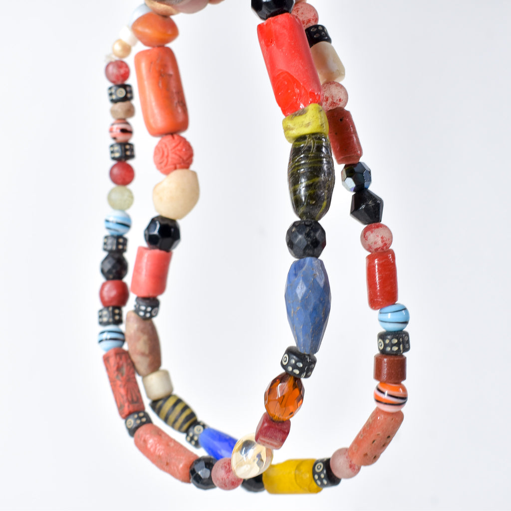 Treasure Bead Necklace NIgeria 35 Inch