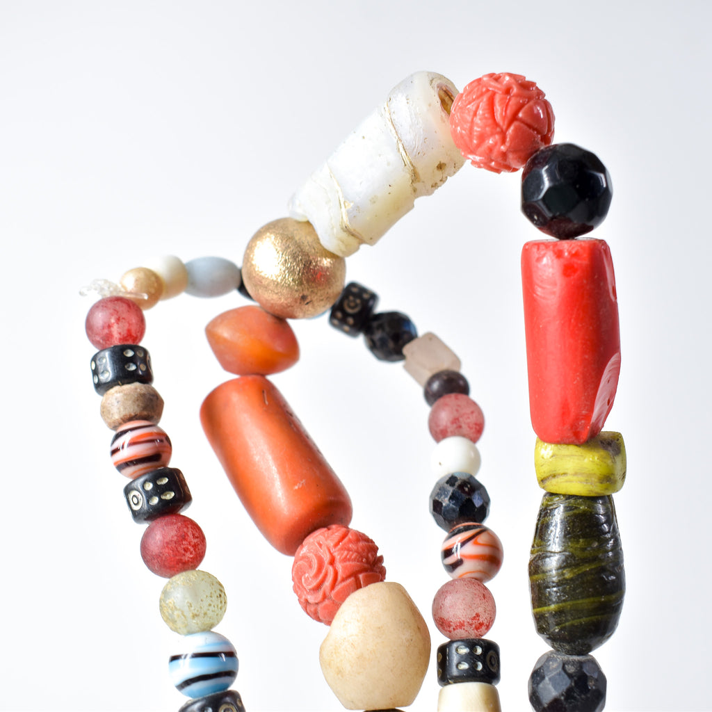 Treasure Bead Necklace NIgeria 35 Inch