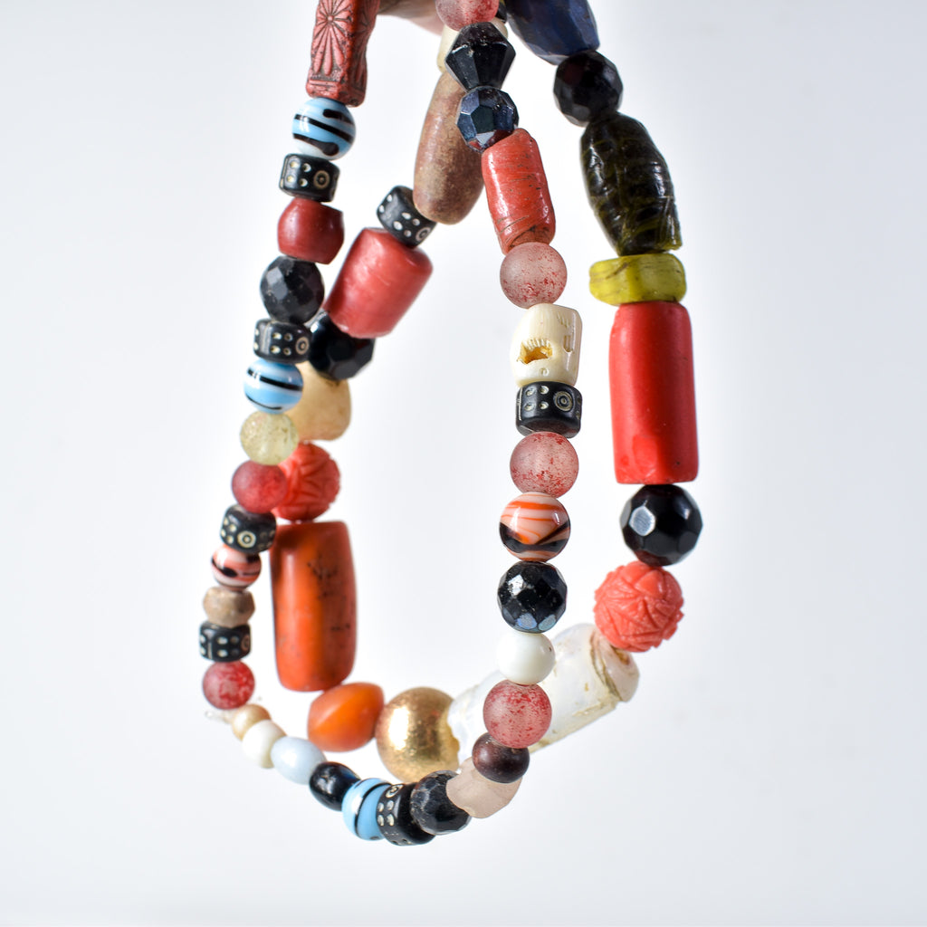 Treasure Bead Necklace NIgeria 35 Inch
