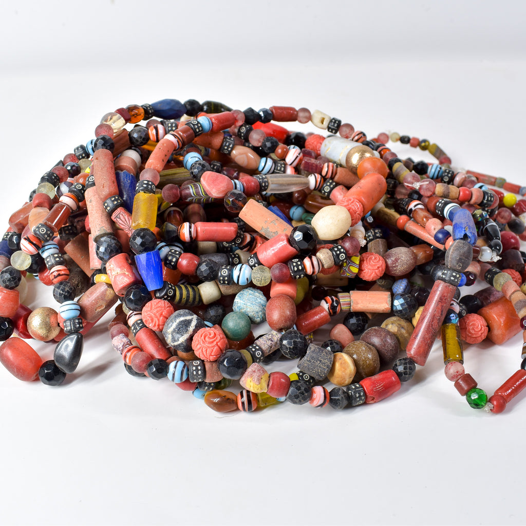 Treasure Bead Necklace NIgeria 35 Inch