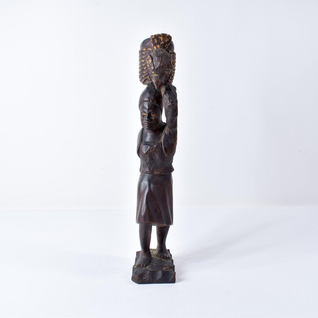 Decorative Female Wood Sculpture