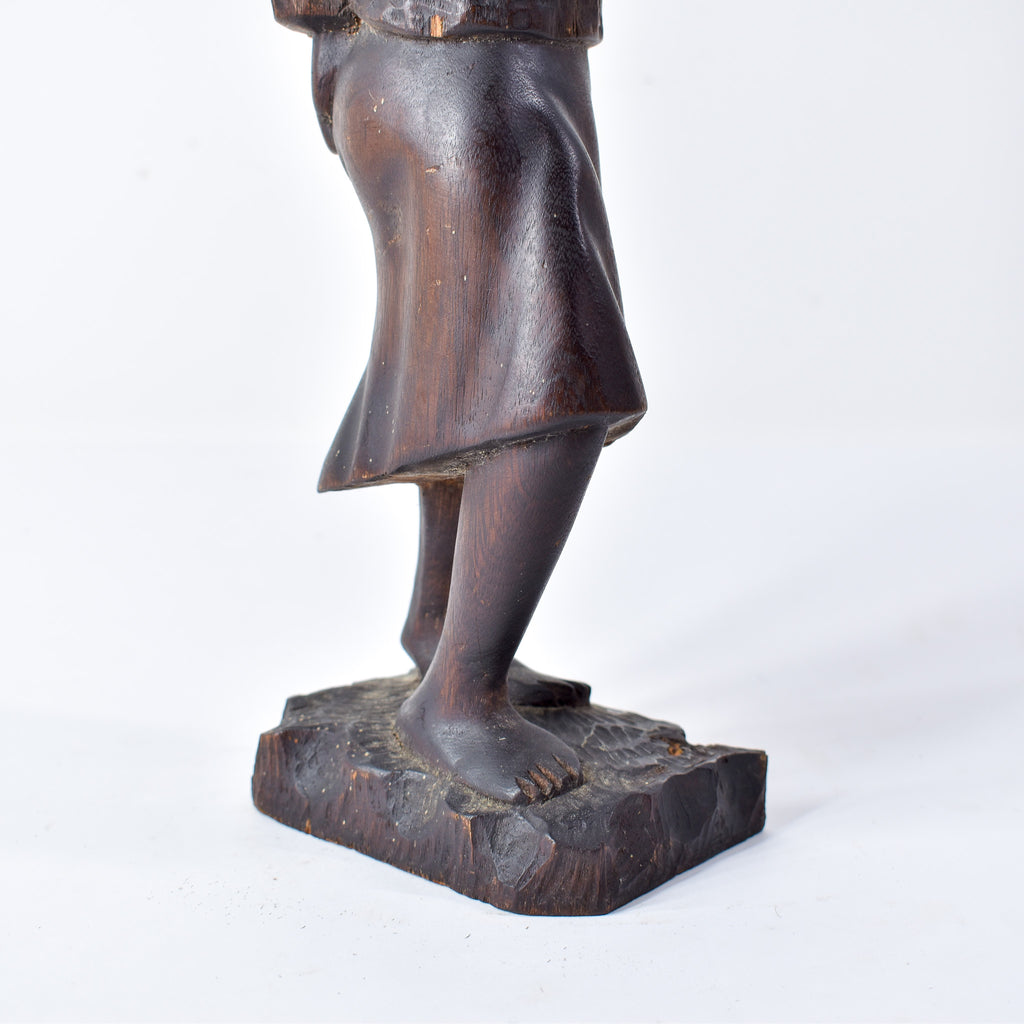 Decorative Female Wood Sculpture