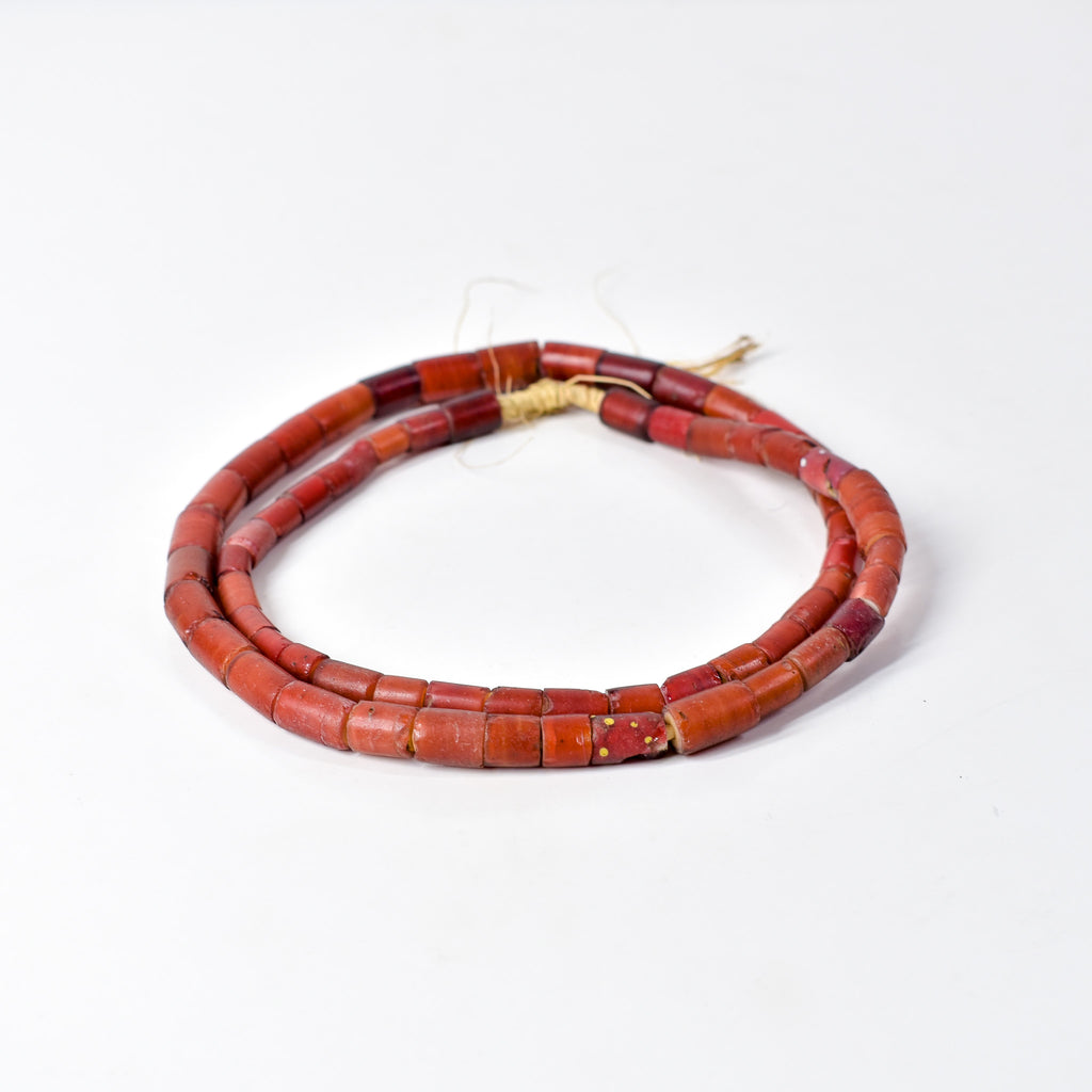Cornaline d'Aleppo Venetian Trade Beads 30 inch