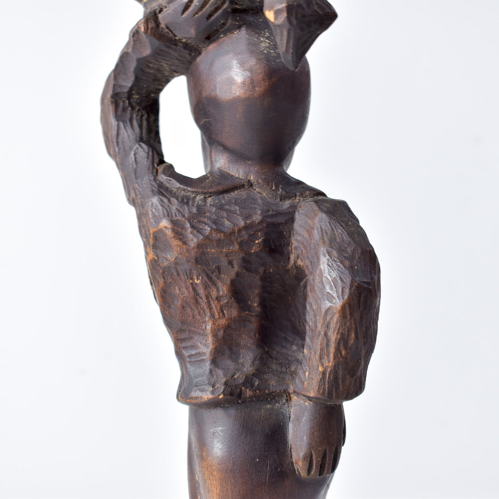 Decorative Female Wood Sculpture