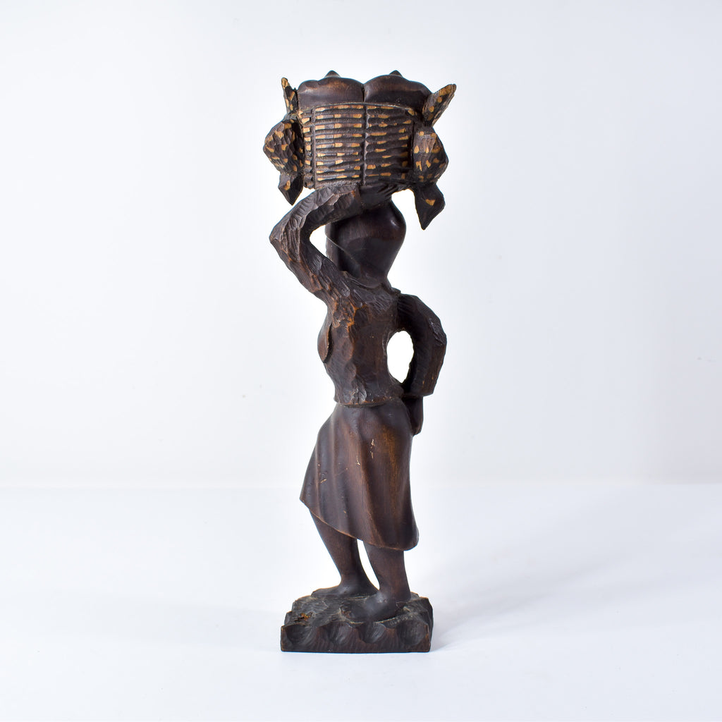 Decorative Female Wood Sculpture