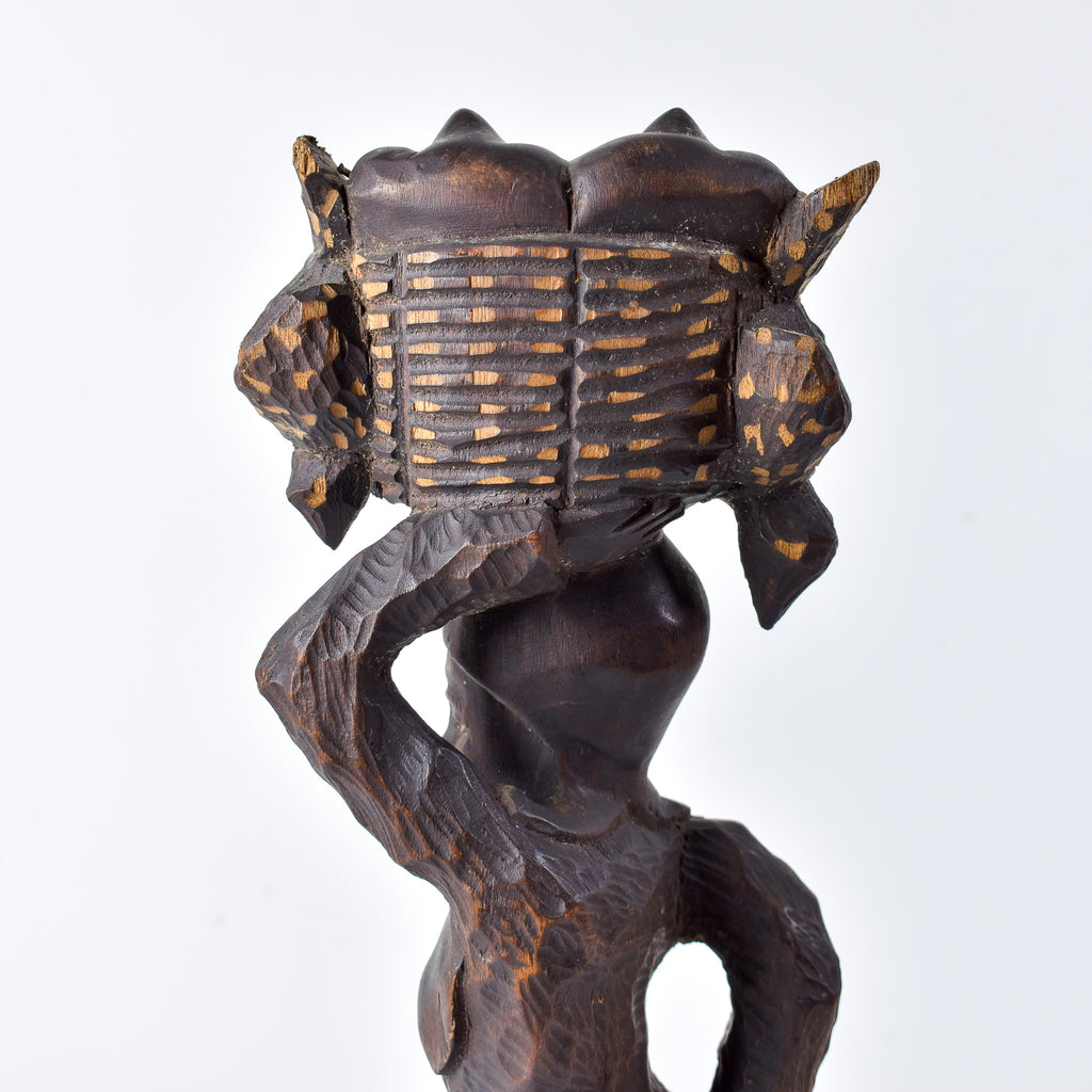 Decorative Female Wood Sculpture
