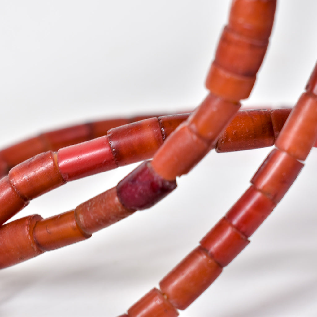 Cornaline d'Aleppo Venetian Trade Beads 30 inch