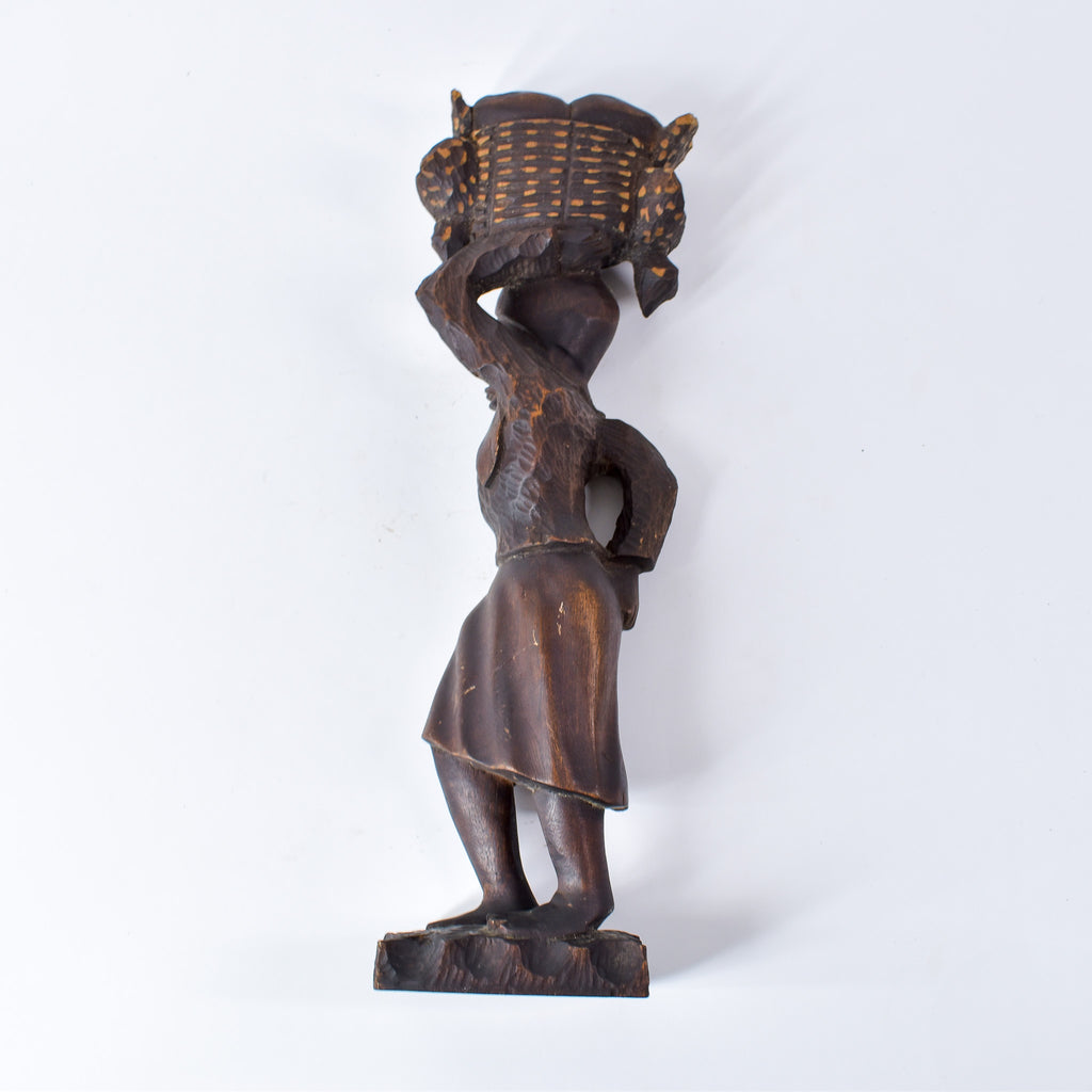 Decorative Female Wood Sculpture