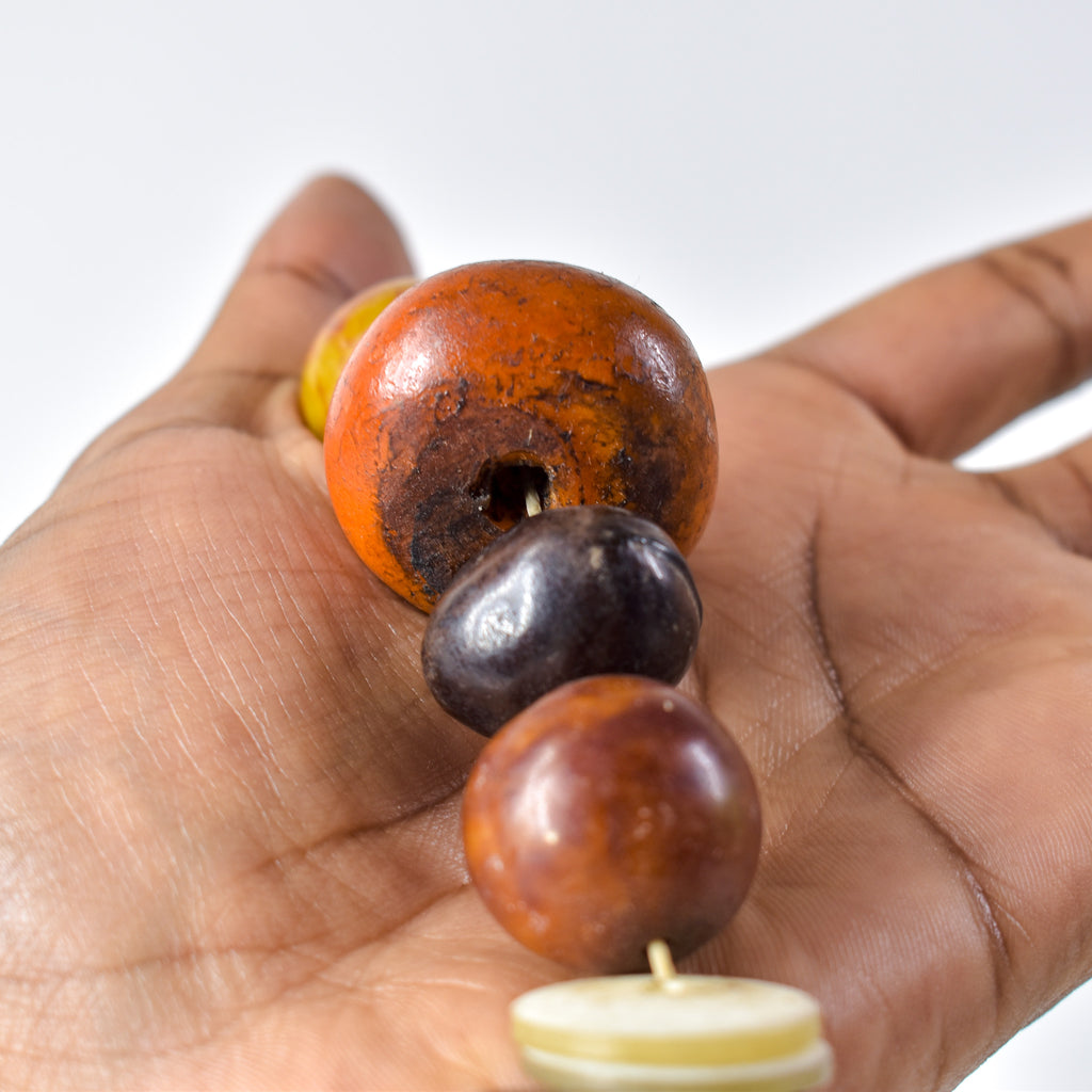 Moroccan Mixed Trade Beads Necklace