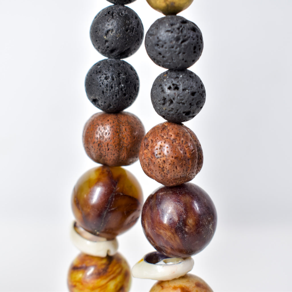 Moroccan Mixed Trade Beads Necklace