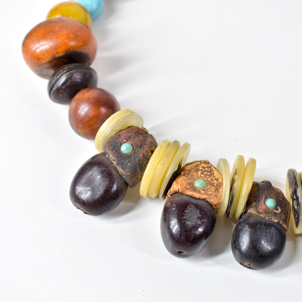 Moroccan Mixed Trade Beads Necklace