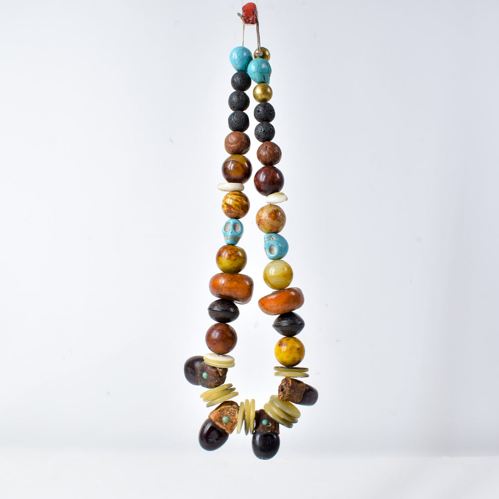 Moroccan Mixed Trade Beads Necklace