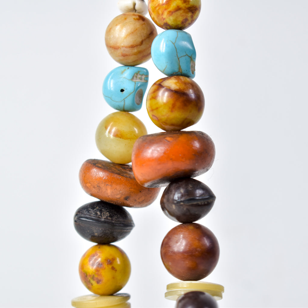 Moroccan Mixed Trade Beads Necklace
