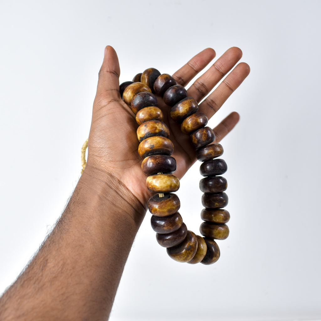Brown Bone Trade Beads Kenya