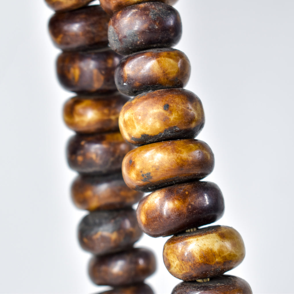Brown Bone Trade Beads Kenya