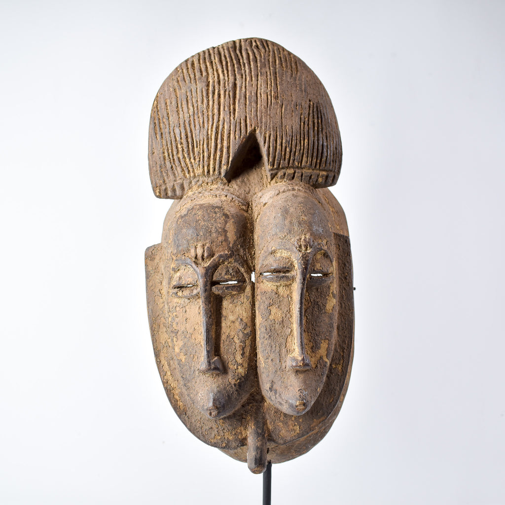 Baule Twins Mask Côte d'Ivoire