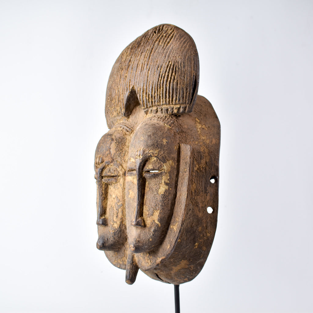 Baule Twins Mask Côte d'Ivoire
