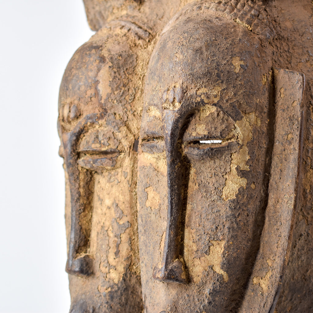 Baule Twins Mask Côte d'Ivoire