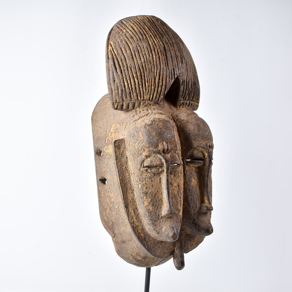 Baule Twins Mask Côte d'Ivoire