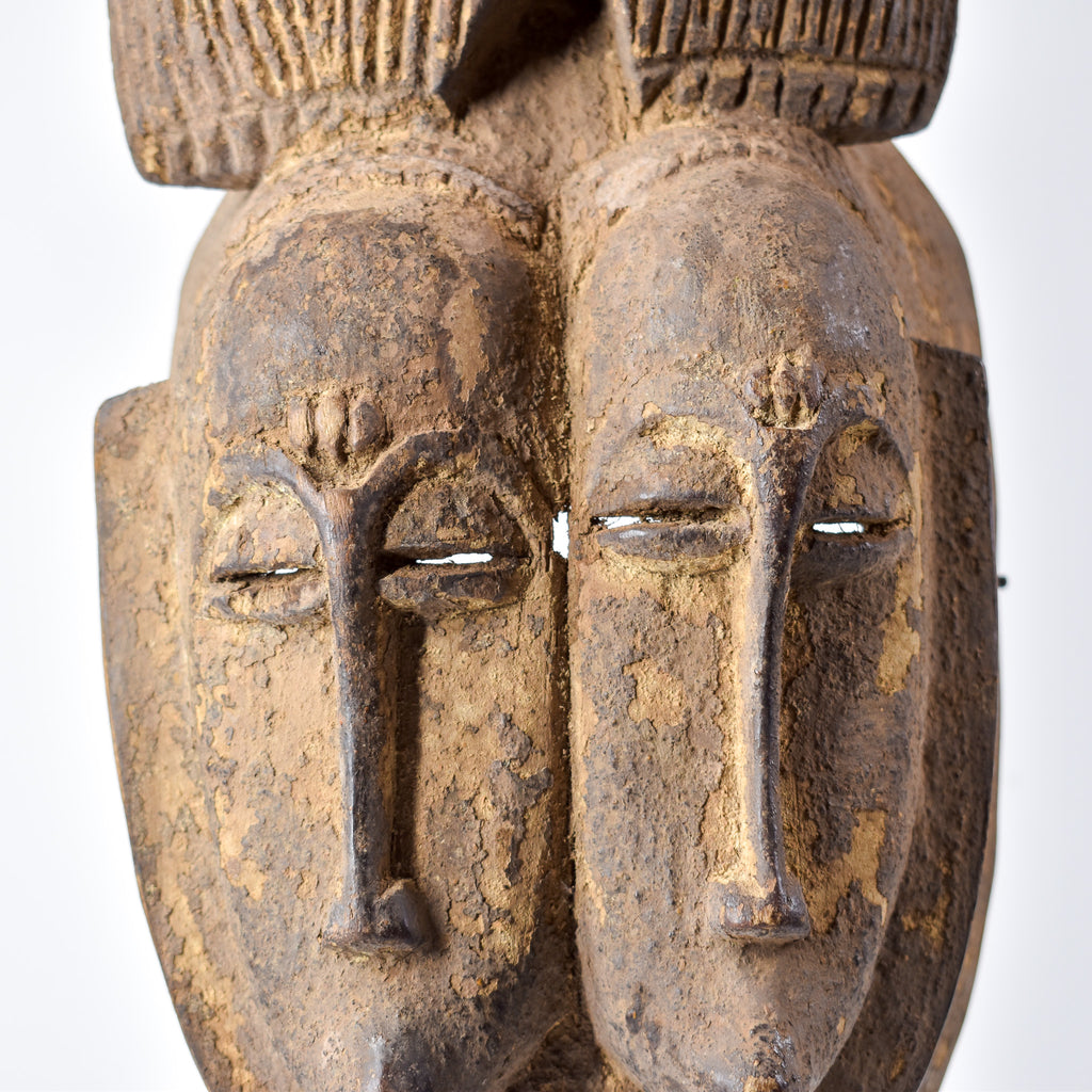 Baule Twins Mask Côte d'Ivoire