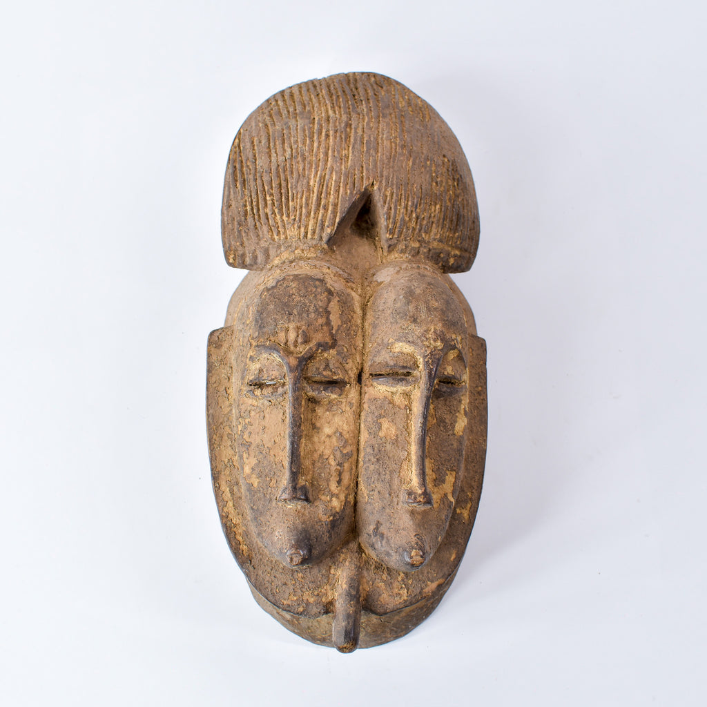 Baule Twins Mask Côte d'Ivoire