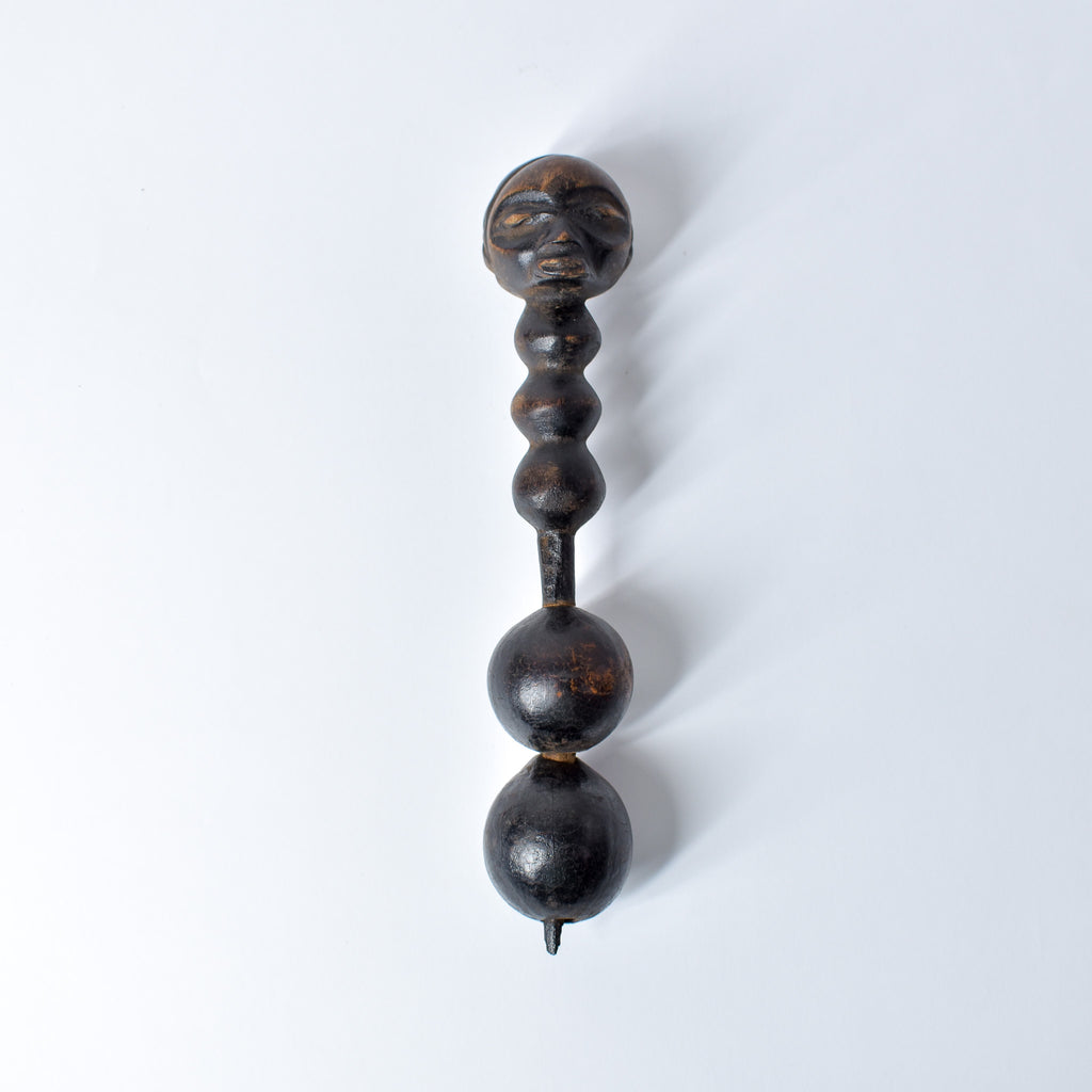 Luba Divination Fetish Rattle Congo