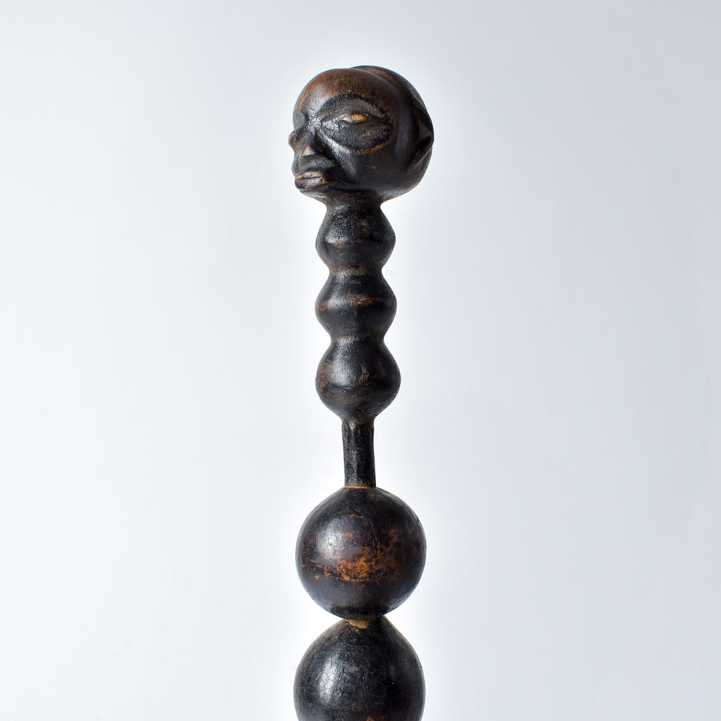 Luba Divination Fetish Rattle Congo