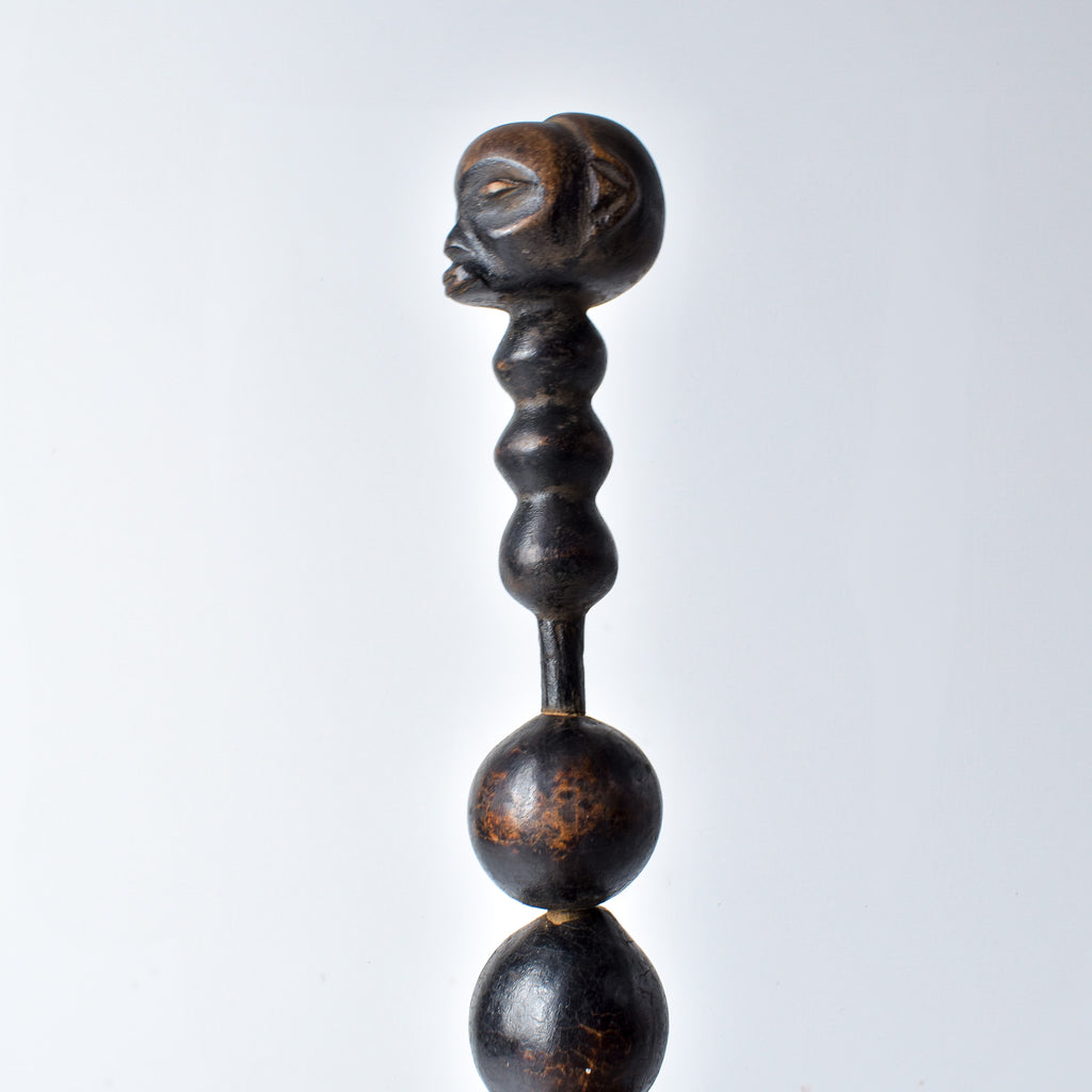 Luba Divination Fetish Rattle Congo