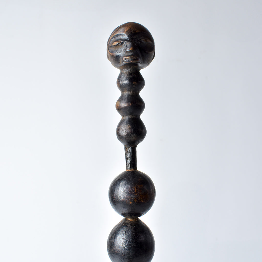 Luba Divination Fetish Rattle Congo
