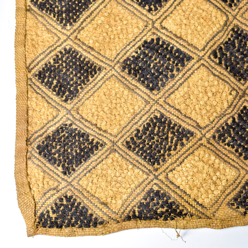 Kuba Raffia Square Textile Congo 23x17 Inch