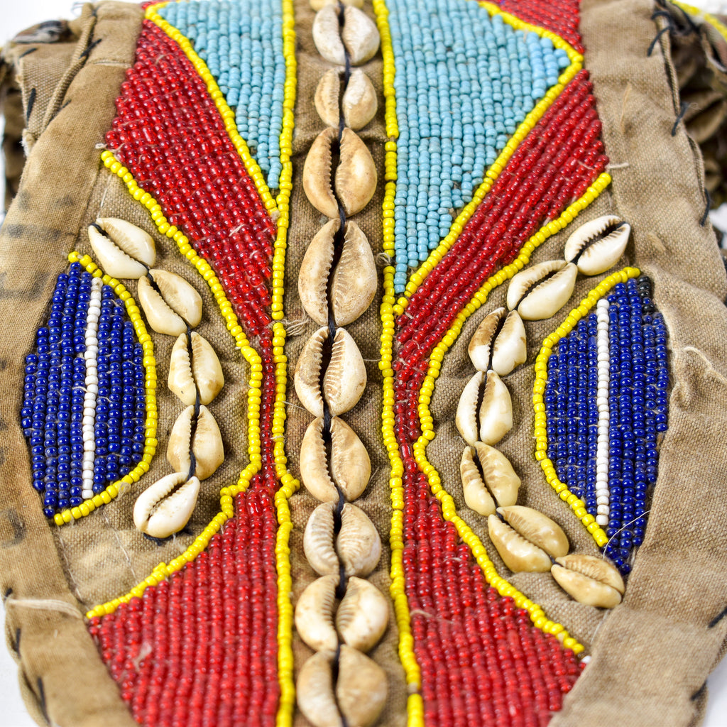 Yoruba Beaded Crocodile Diviner's Panel Nigeria