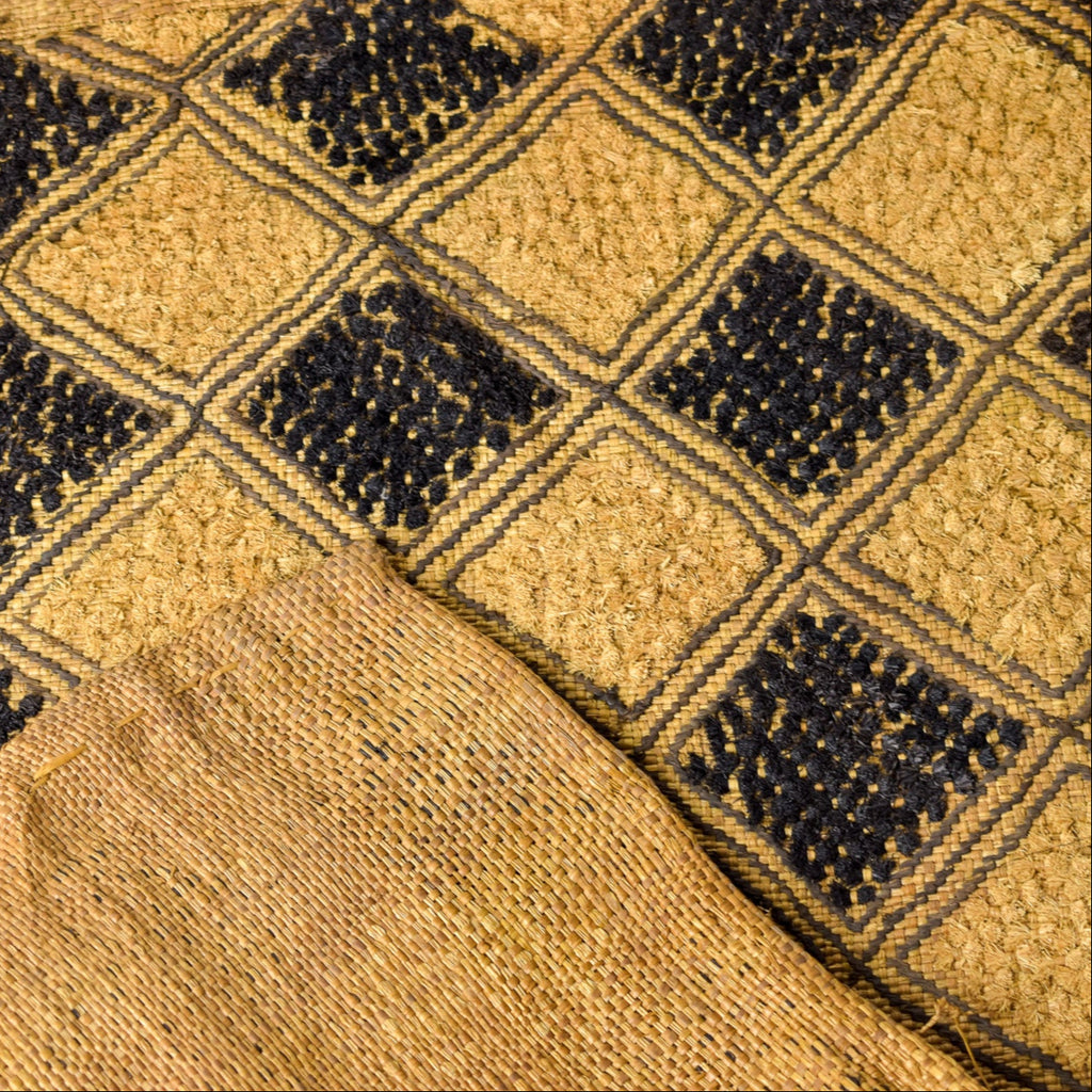 Kuba Raffia Square Textile Congo 23x17 Inch