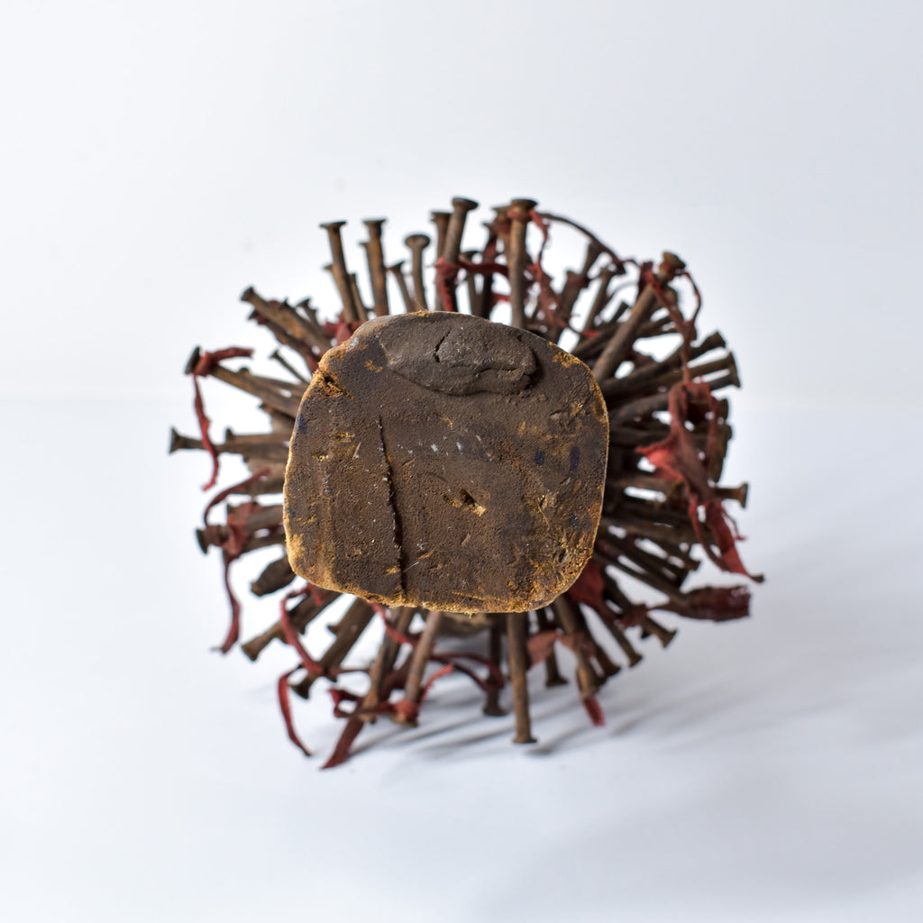 Bakongo Nkisi Power Nail Fetish Figure Congo