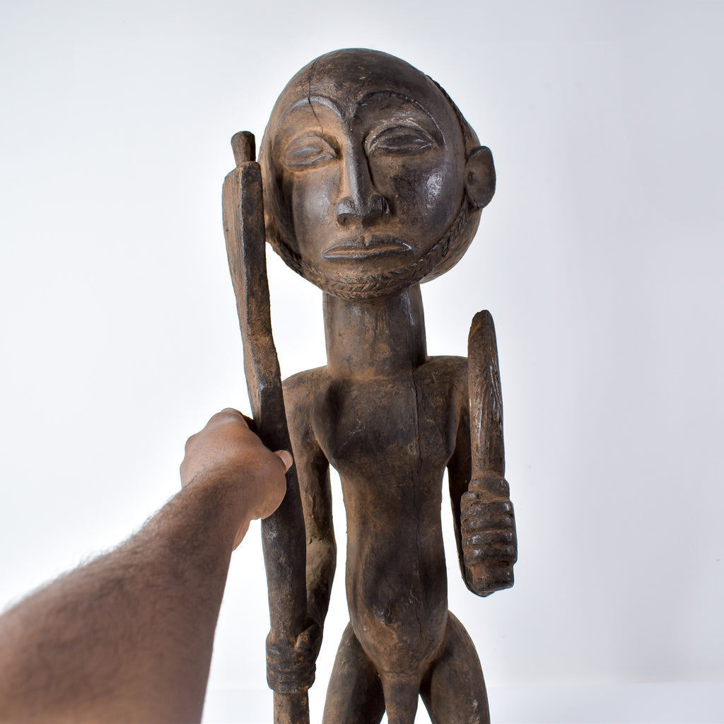 Hemba Chief Memorial Figure Congo