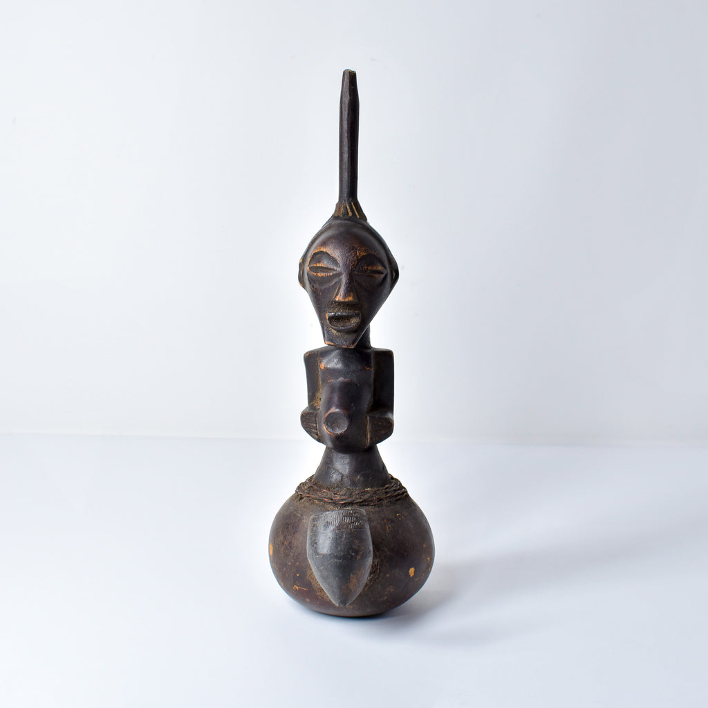Luba Pipe with Male Figure Congo