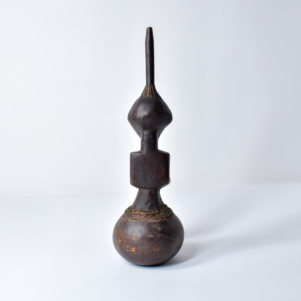 Luba Pipe with Male Figure Congo