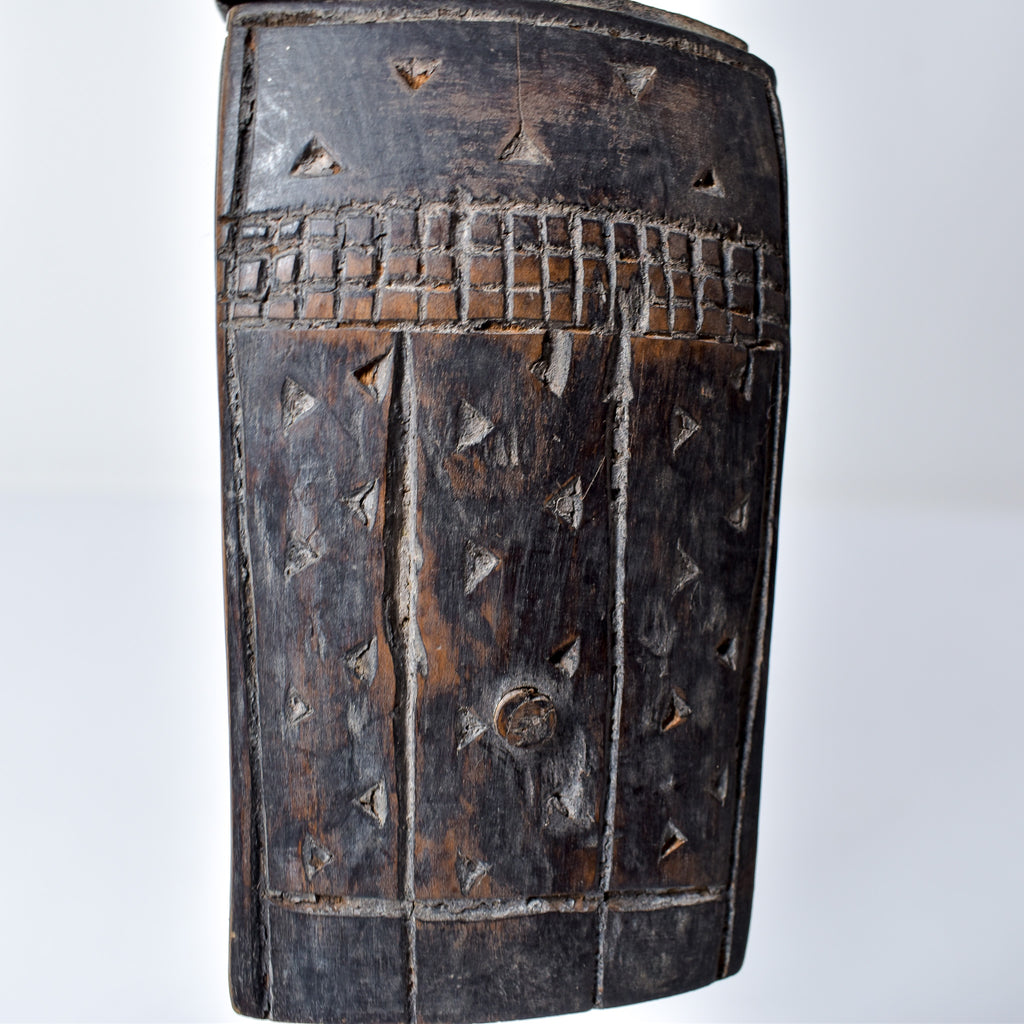 Baule Figural Heddle Pulley Côte d'Ivoire