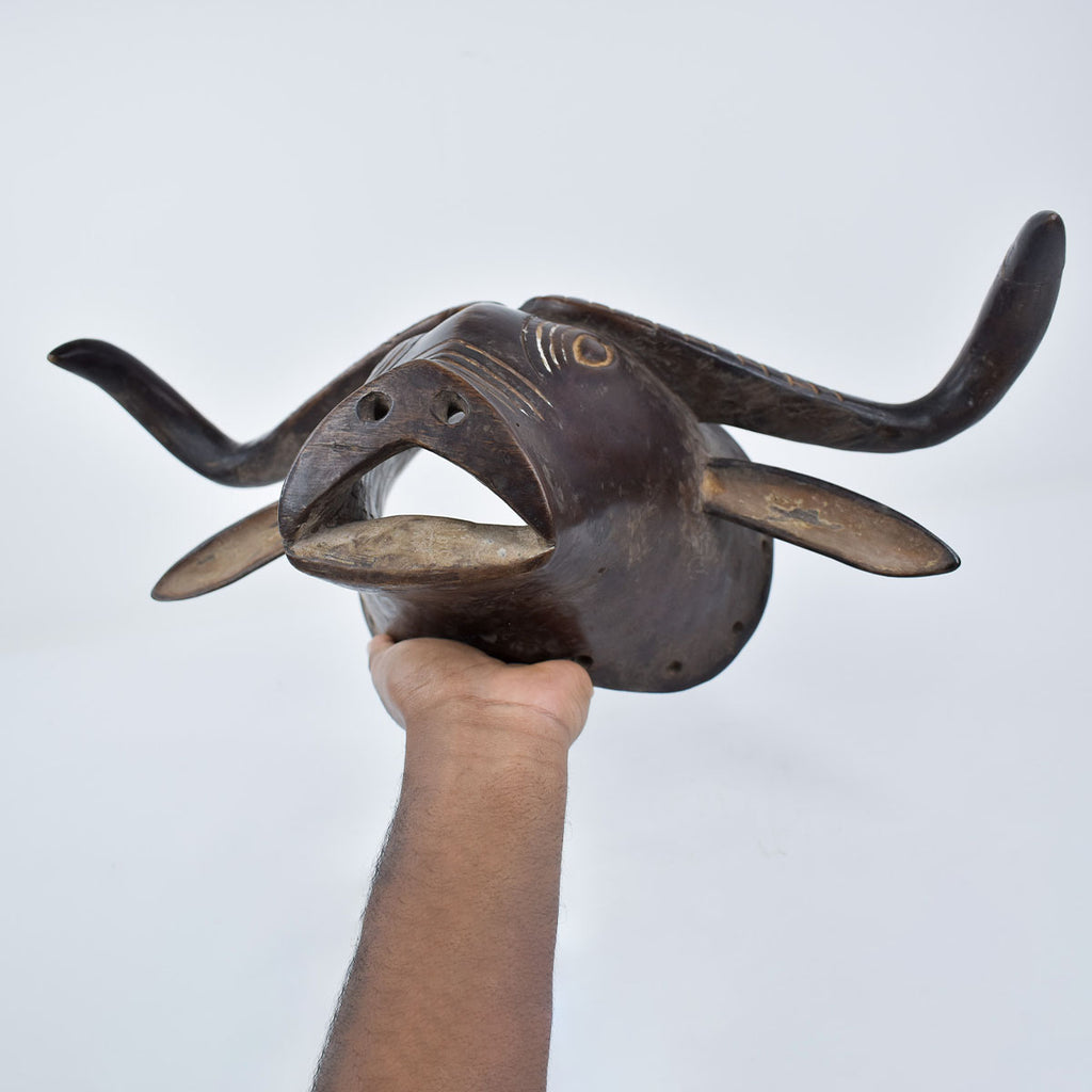 Tabwa Kiyunde Buffalo Mask Congo