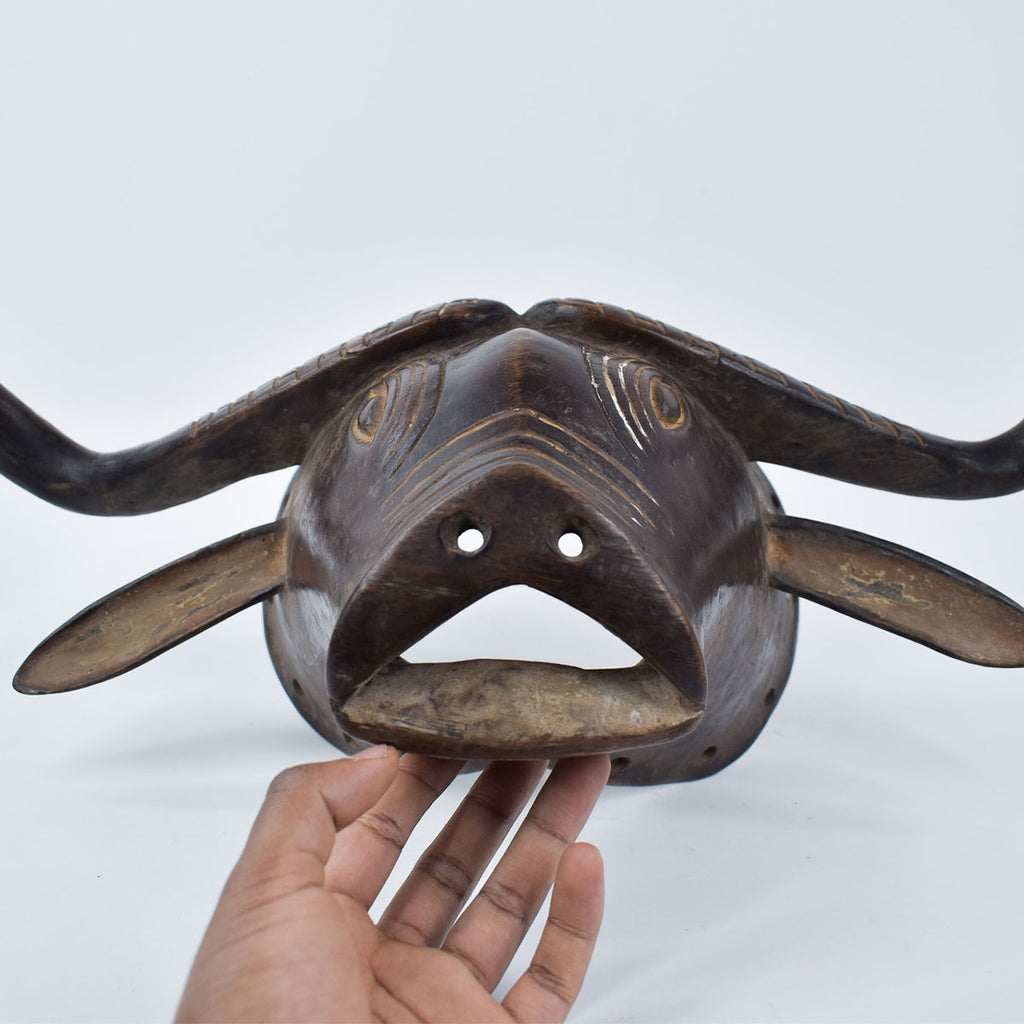Tabwa Kiyunde Buffalo Mask Congo