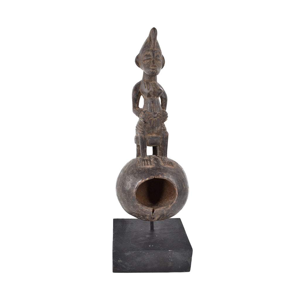 Senufo Figural Ladle on Custom Base Côte d'Ivoire