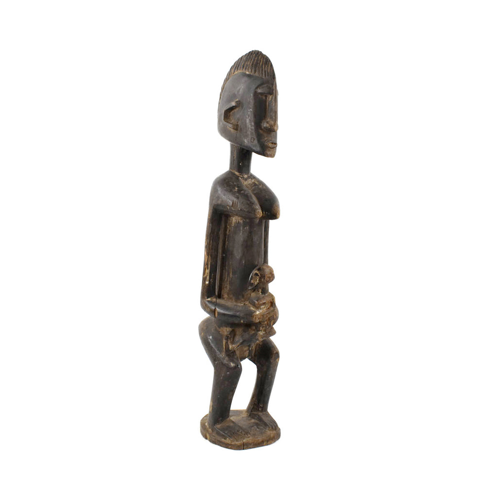 Bamana Jonyeleni Female Maternity Figure Mali