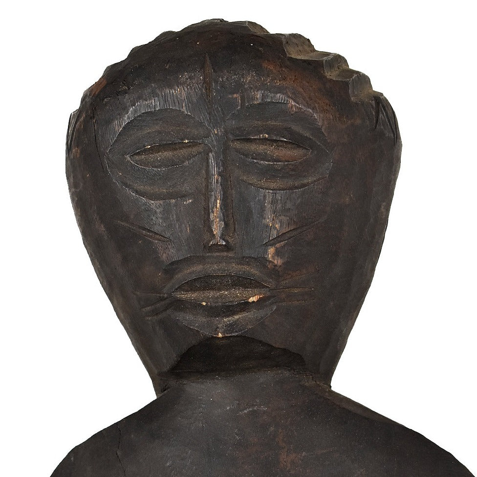 Nupe Seated Figure on Custom Base Nigeria