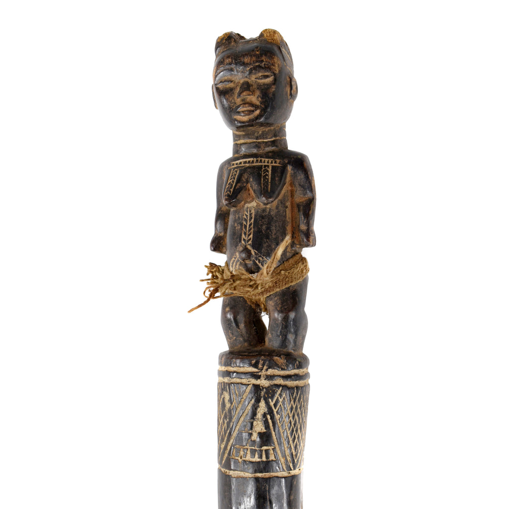 Dan Pounder Ceremonial Female on Handle Africa 35 Inch