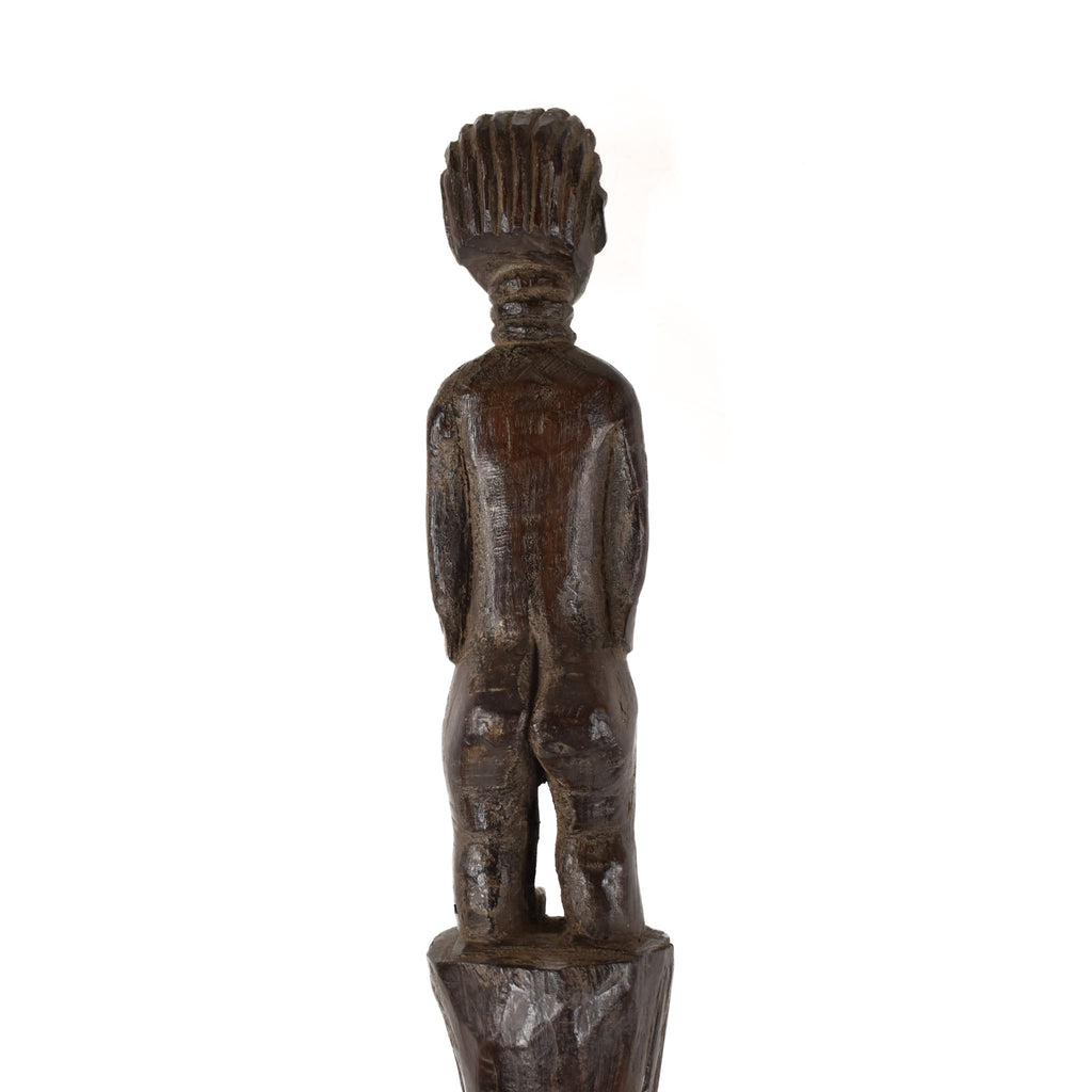 Bete Wood Figural Pounder Pestle Côte d'Ivoire